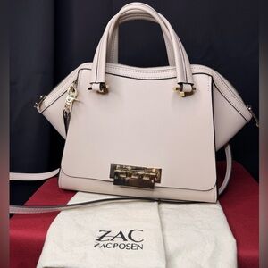 Zac Posen Cream Eartha Double Handle Solid